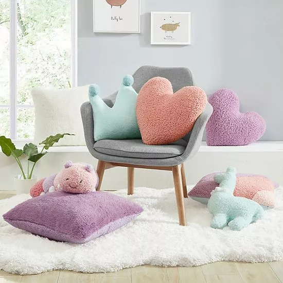 Koolaburra By UGG Caterpillar Kids Throw Pillow 2 Koolaburra By UGG Caterpillar Kids Throw Pillow - Image 2