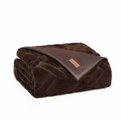 Koolaburra By UGG Candice Faux Fur Throw Chocolate -Koolaburra Boots Shop unnamed file 130