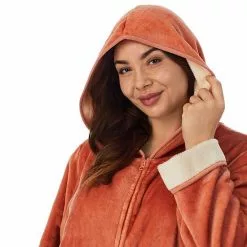 Plus Size Koolaburra By UGG Plush Hooded Zip Robe Trooper -Koolaburra Boots Shop unnamed file 1369