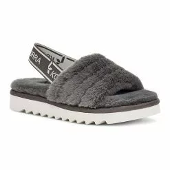 Koolaburra By UGG Fuzz'n Girls' Slide Sandals Montana Grape -Koolaburra Boots Shop unnamed file 1449