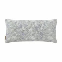 Koolaburra By UGG Stellar Sherpa Bolster Throw Pillow Aqua Gray