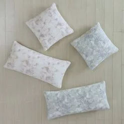 Koolaburra By UGG Stellar Sherpa Bolster Throw Pillow Aqua Gray -Koolaburra Boots Shop unnamed file 1507