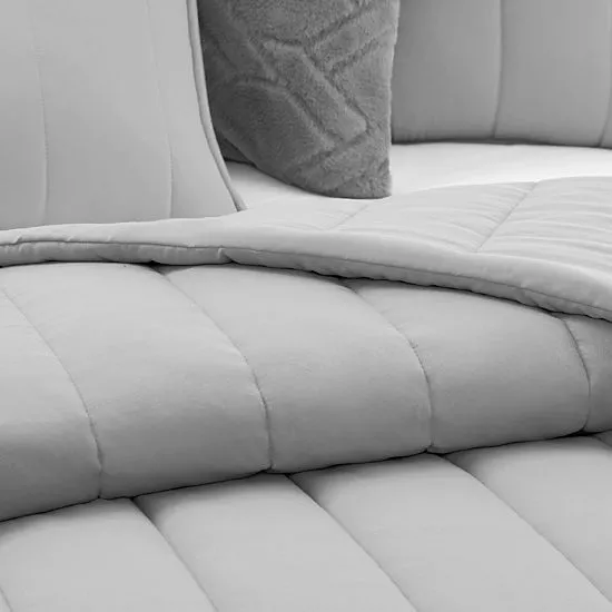 Koolaburra By UGG Koolawash Channel Comforter Set With Shams Seagrass 2 Koolaburra By UGG Koolawash Channel Comforter Set With Shams Seagrass - Image 2