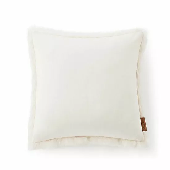 Koolaburra By UGG Amaya Faux Fur Throw Pillow Dark Rose 3 Koolaburra By UGG Amaya Faux Fur Throw Pillow Dark Rose - Image 3