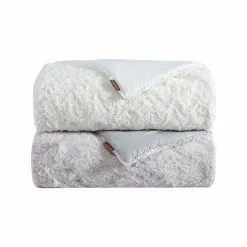 Koolaburra By UGG Bella Faux Fur Comforter Set With Shams Frost Gray -Koolaburra Boots Shop unnamed file 211