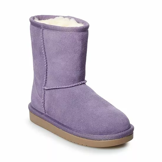 Koolaburra By UGG Koola Girls' Short Winter Boots Delphinium Blue 10 Koolaburra By UGG Koola Girls' Short Winter Boots Delphinium Blue - Image 10