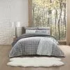 Koolaburra By UGG Izzel Faux Fur Comforter Set With Shams Cocoa Gray