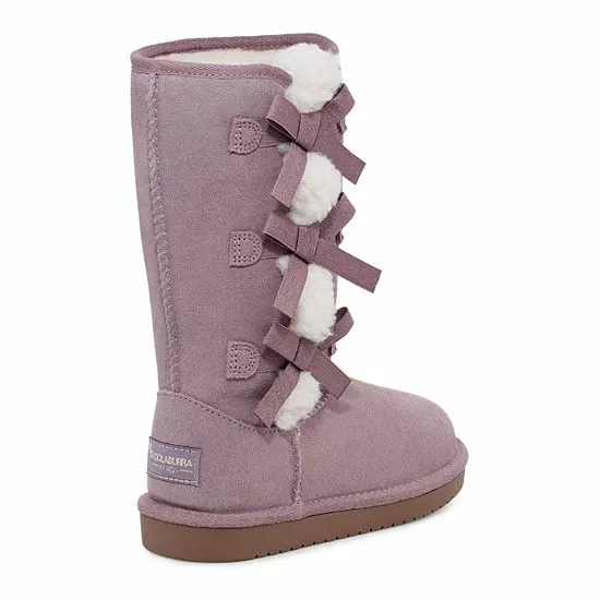 Koolaburra By UGG Victoria Girls' Tall Winter Boots Raspberry Rose 6 Koolaburra By UGG Victoria Girls' Tall Winter Boots Raspberry Rose - Image 6