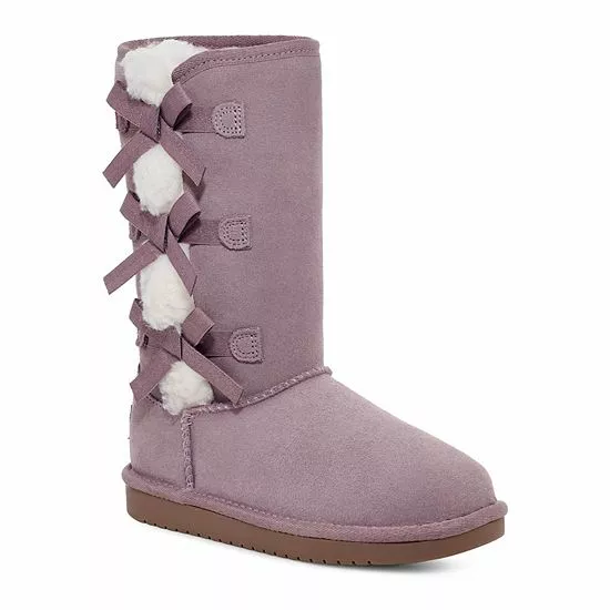 Koolaburra By UGG Victoria Girls' Tall Winter Boots Raspberry Rose 14 Koolaburra By UGG Victoria Girls' Tall Winter Boots Raspberry Rose - Image 14