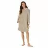 Women's Koolaburra By UGG Plush Hooded Zip Robe Cafe Creme