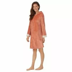 Women's Koolaburra By UGG Plush Hooded Zip Robe Cafe Creme -Koolaburra Boots Shop unnamed file 499
