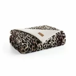 Koolaburra By UGG Miles Faux Fur Throw Natural