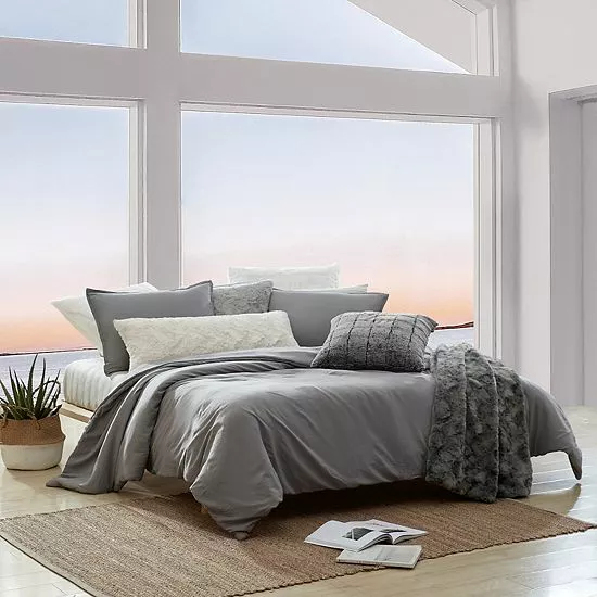 Koolaburra By UGG Koolawash Duvet Set With Shams Wild Dove 5 Koolaburra By UGG Koolawash Duvet Set With Shams Wild Dove - Image 5