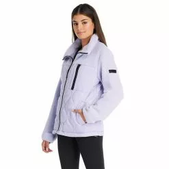 Women's Koolaburra By UGG Mixed-Media Fleece Jacket Lilac -Koolaburra Boots Shop unnamed file 864