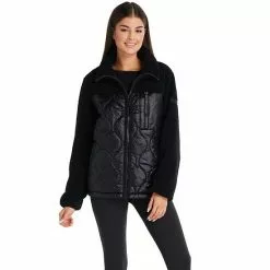 Women's Koolaburra By UGG Mixed-Media Fleece Jacket Lilac -Koolaburra Boots Shop unnamed file 870