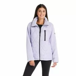 Women's Koolaburra By UGG Mixed-Media Fleece Jacket Lilac -Koolaburra Boots Shop unnamed file 871