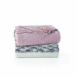 Koolaburra By UGG Aurora Chenille Knit Throw Dark Rose -Koolaburra Boots Shop unnamed file 902